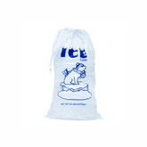 20 Lbs Ice Bags (Pack of 250) with Cotton Drawstring - Infinite Pack